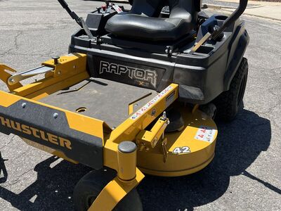 2025 Hustler Raptor X Mower With Accessories