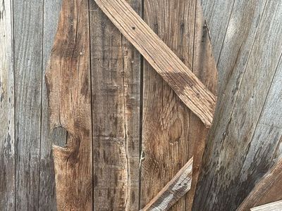 Rustic Wooden Coffin Prop Halloween Yard Decoration