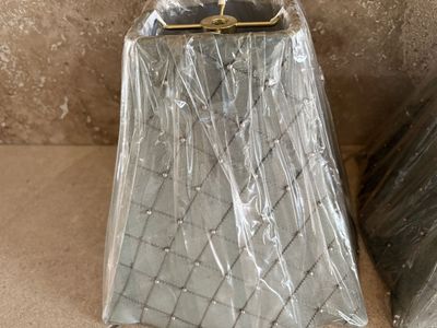 2 New Lampshades Still in Wrappers Green W/ Pearls
