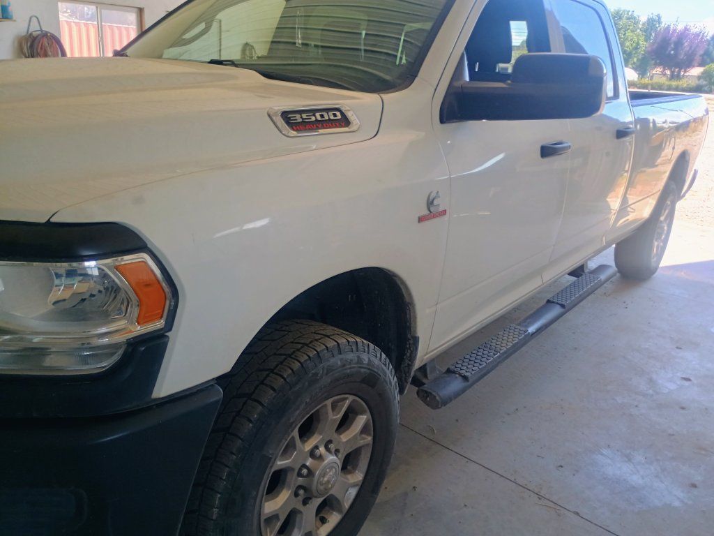 Ram 3500 Heavy Duty Cummins Turbo Diesel White Crew Cab Truck