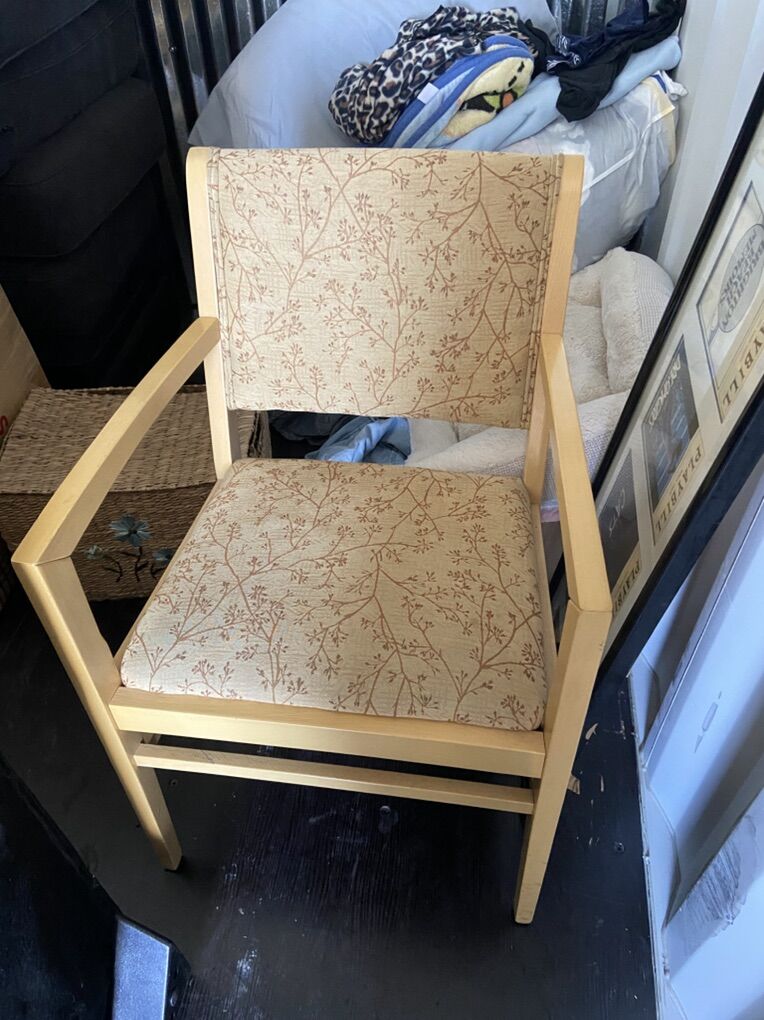 4 Solid Wood Chairs For Sale