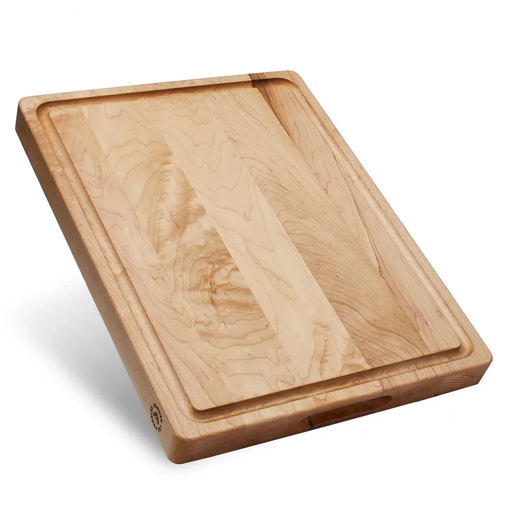 Sonder LA Winsome Maple Cutting Board with Grooves 17 x 13 x 1.5, 8 lbs