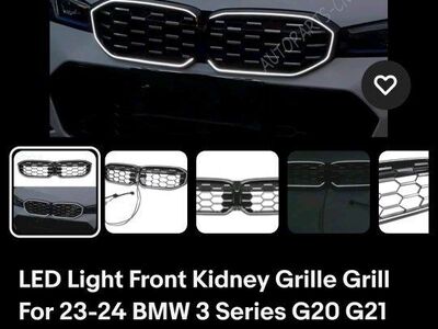 BMW grille with lights