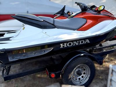 2 Honda Jet Skis 2007 AquaTrax Turbo 3-person with trailer