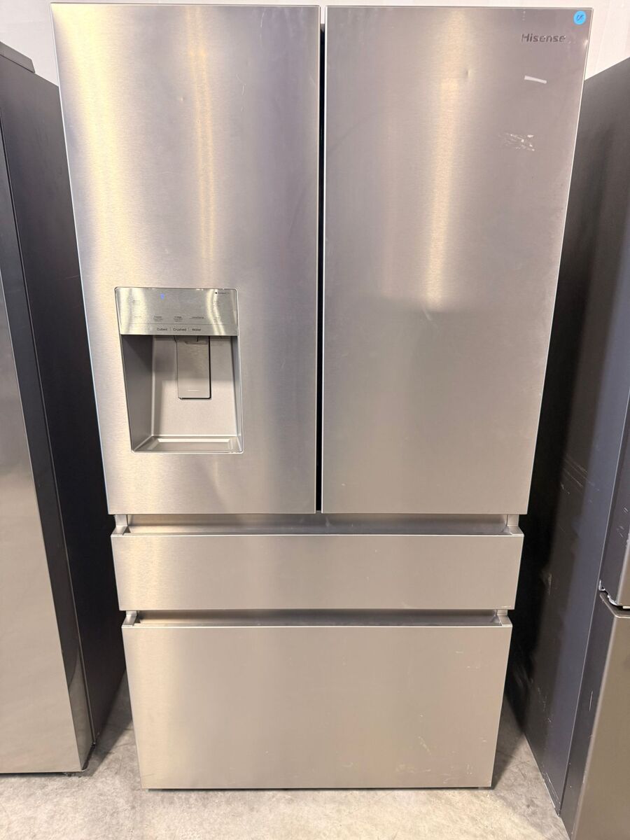 NEW Scratch & Dent Hisense PureFlat 26 cu. ft. 4-Door French Door Refrigerator in Stainless Steel