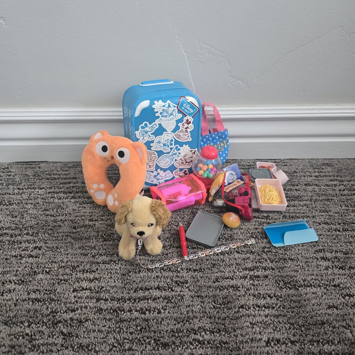 18" American Girl Doll Compatible Travel Suitcase