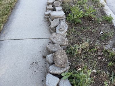 Cement Landscape stones, free