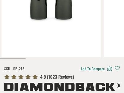 Vortex Diamondback HD 10x42 Binoculars with Glasspak Harness - New in the box