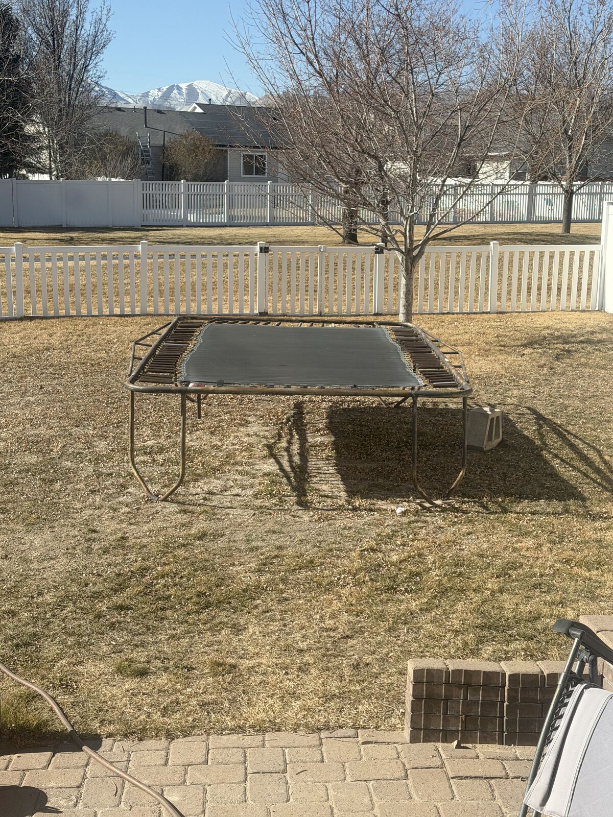 Rectangle trampoline