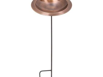 MINUTEMAN INTERNATIONAL Antique Copper Birdbath