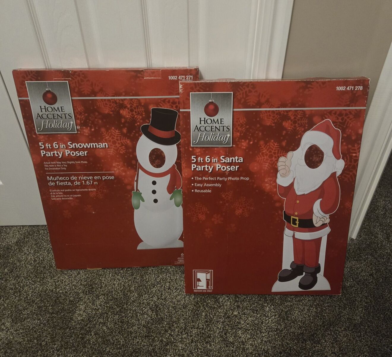 Christmas Lifesize Photo Props, used 1 time