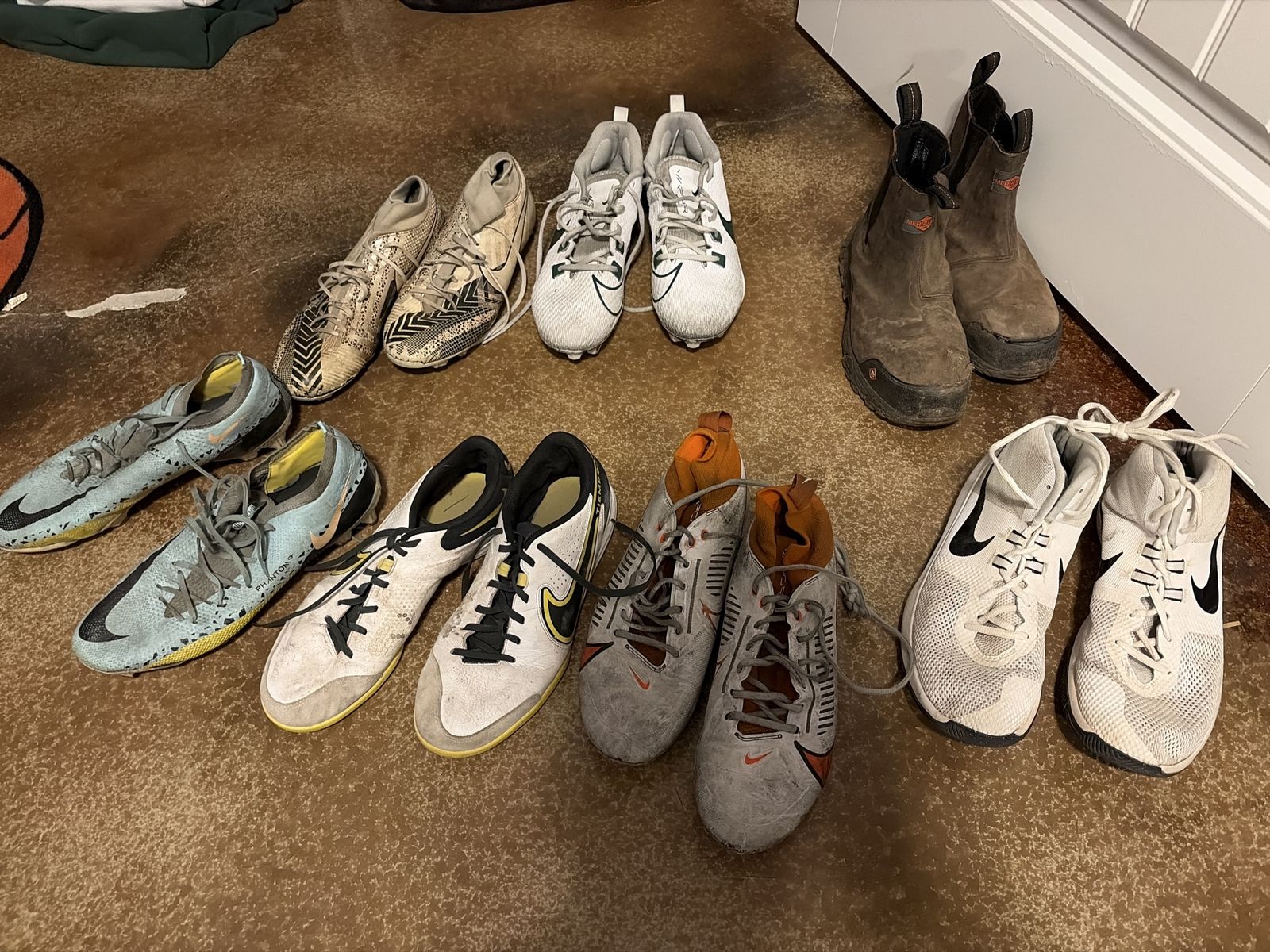 Cleats and shoes for sale $30 each or all for $150