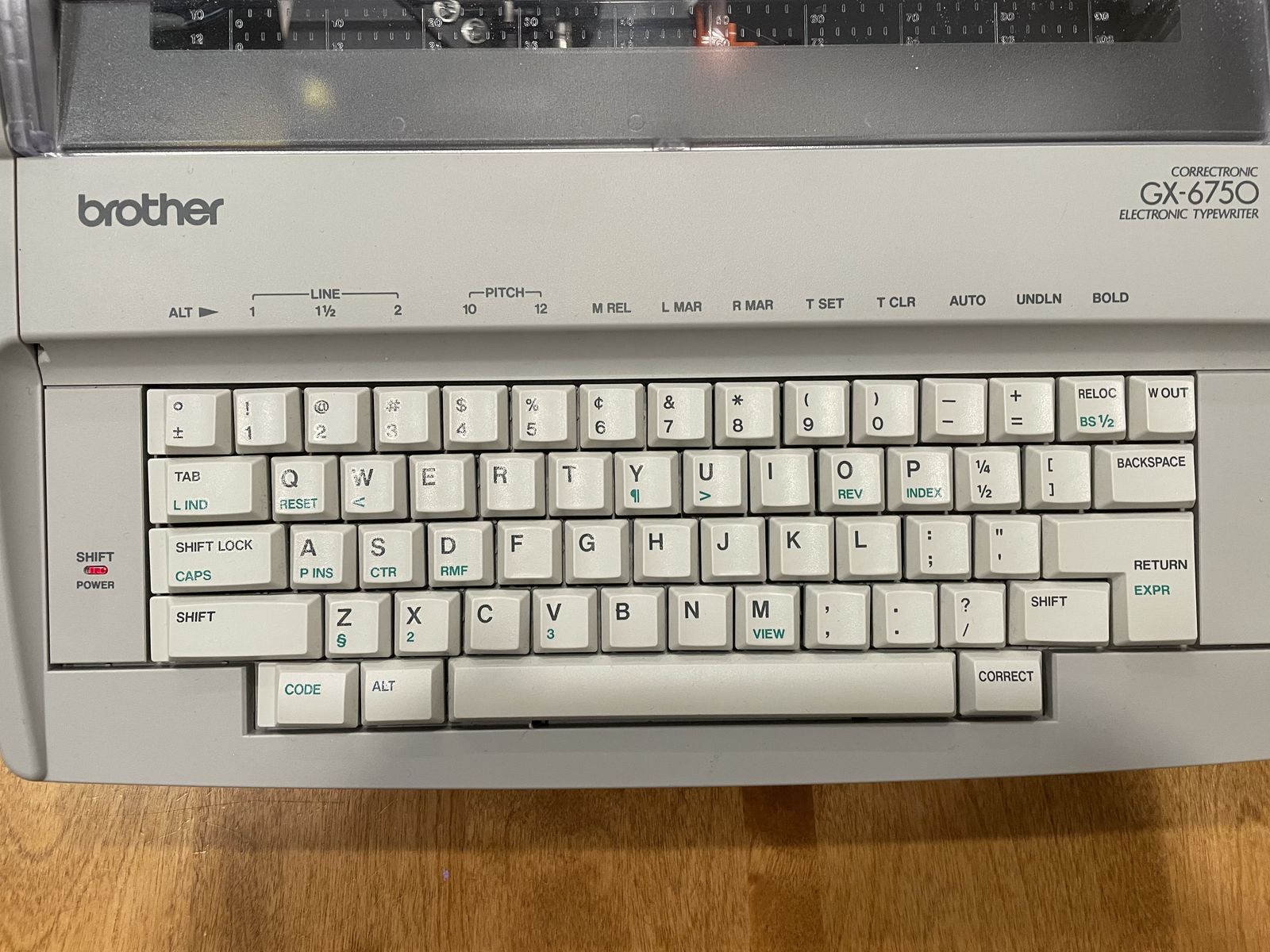 Brother GX-6750 Electronic Typewriter