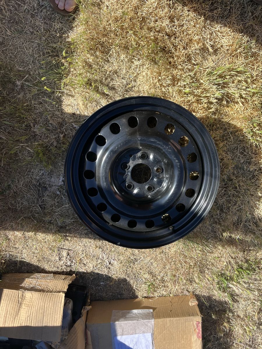 ATOM Liquid Metal Steel Wheel 17x7 E-Coated & Black, Offset +38mm, PCD 5/114.3, Bore 67.1mm