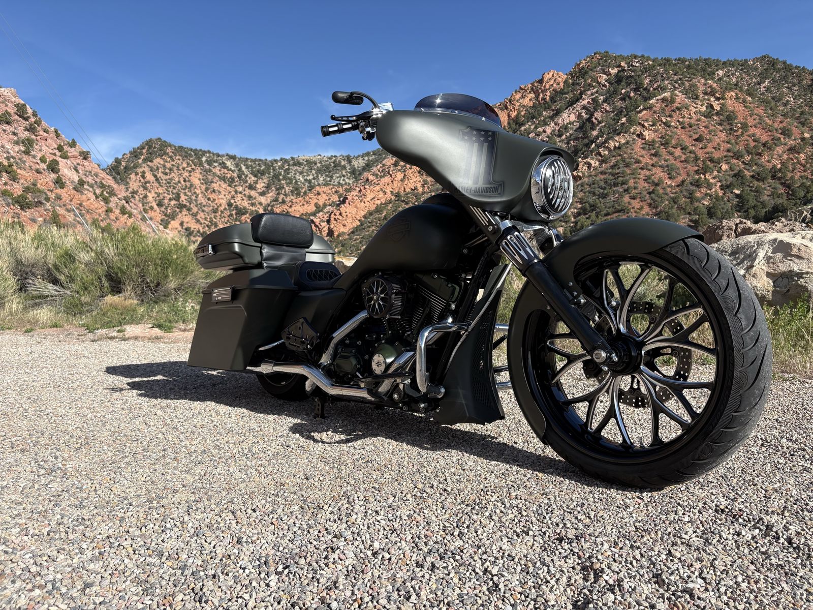 Super bad custom Harley Street Glide