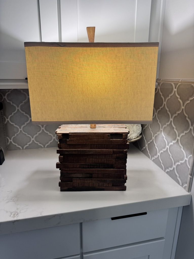 Mcm Wood Table Lamp
