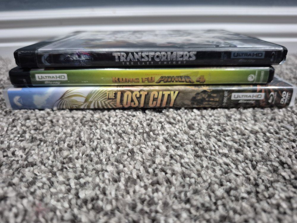 4K Ultra HD Blu-ray Movies $10 Each