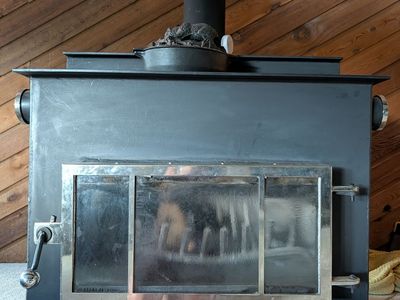 Wood Burning Fireplace & Chimney Pipe - Used