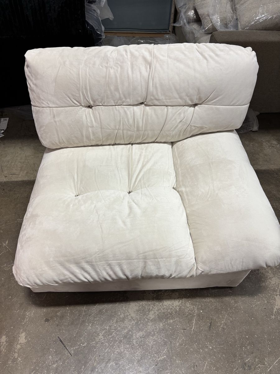 Designer Human-Sized Dog Lounge Bed – Anti-Scratch Cream Velvet