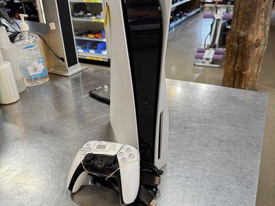 Sony PlayStation 5 PS5 Disc Version Console with Controller and Cables - Excellent Condition