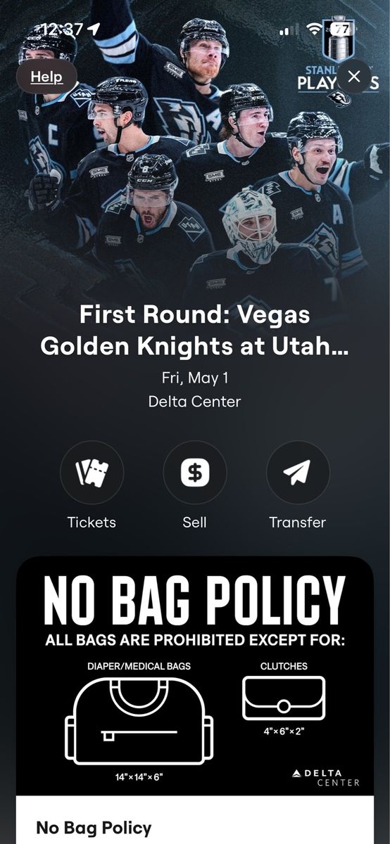 2 Tickets for Mammoth vs VGK Game 6