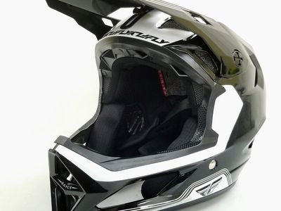 Fly Racing Youth-Medium Rayce Repeat Bicycle Helmet, Black/White (73-3620YM-L-R3-S4)