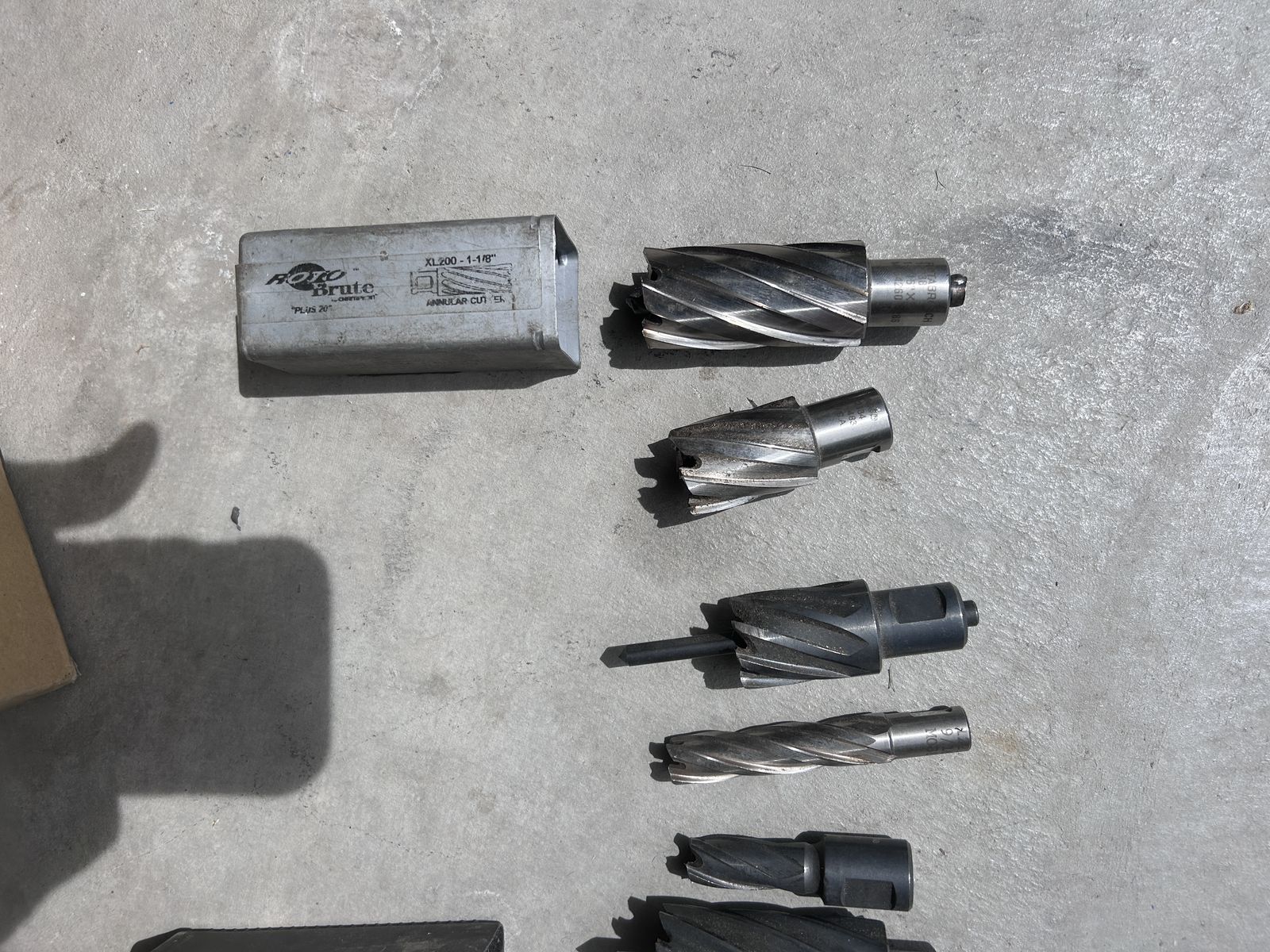Annular cutters. Hougen & Rotabroach 