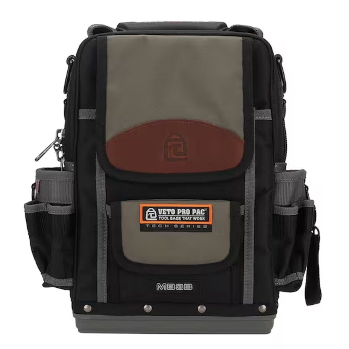 VETO PRO PAC 14 in. Small Original Nylon Tool Pouch with Pen Knife Pliers Drill Tape Measure Utility Knife Wrench Holder