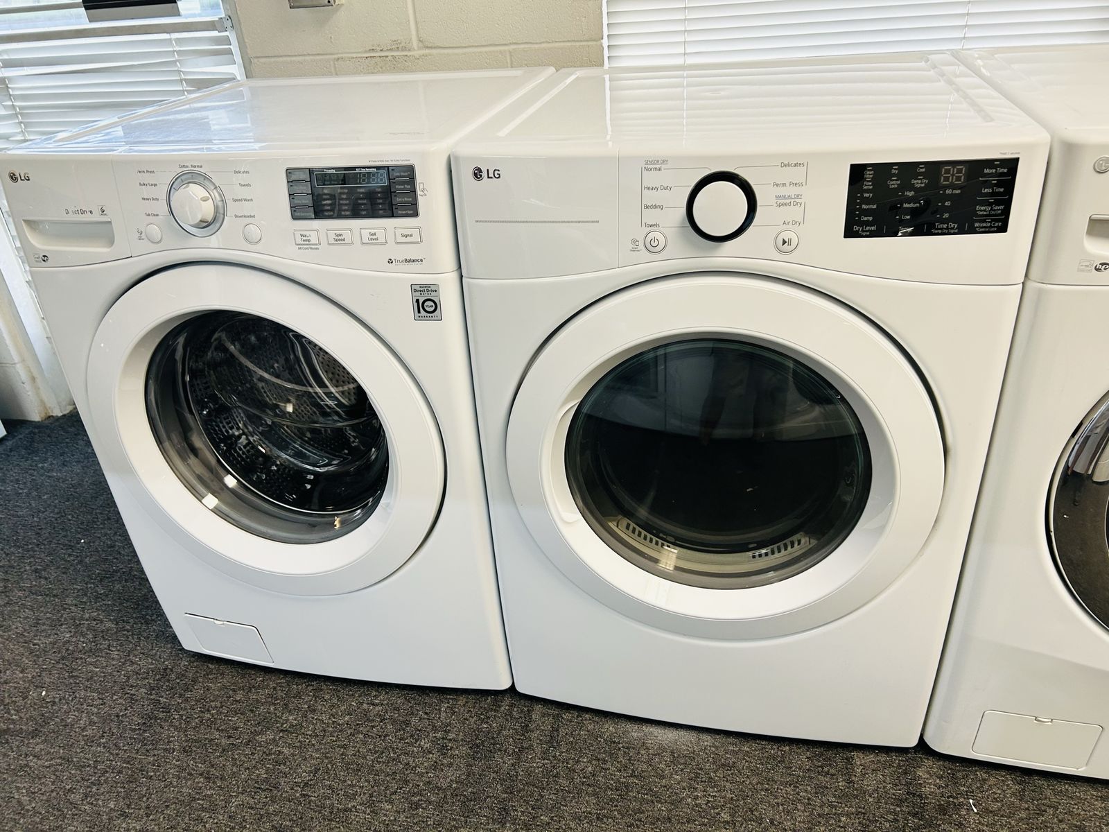 Lg washer and dryer set 