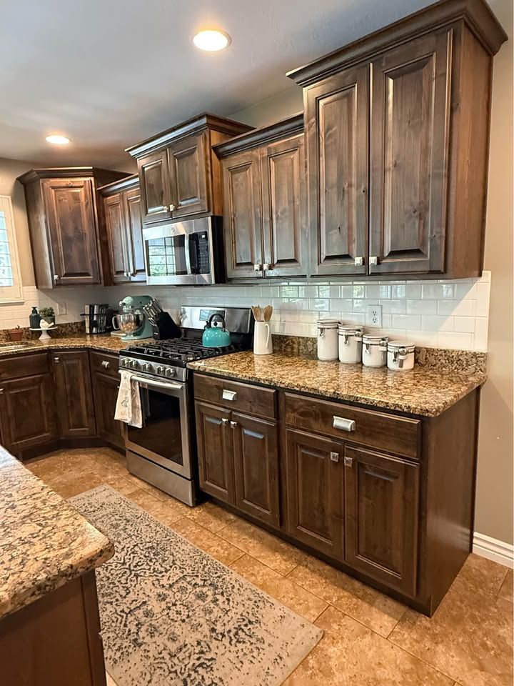 Gorgeous Knotty Alder Cabinets