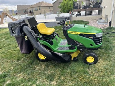 Riding Lawn More John Deere S100