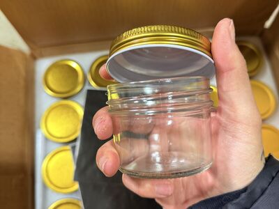 75 pc small jars great for wedding/party favors