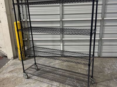 15 Commercial Rolling Wire Shelving Units- $150 Ea