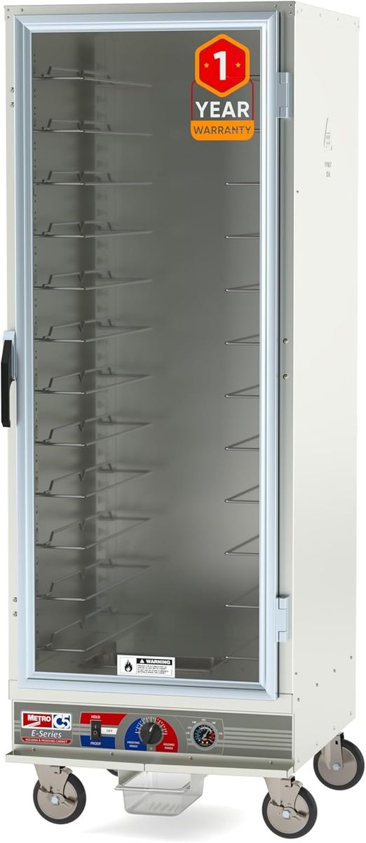 NEW METRO C5 E-Series Holding & Proofing Cabinet, 24 Pan, 2000W Convection Food Warmer, NSF UL