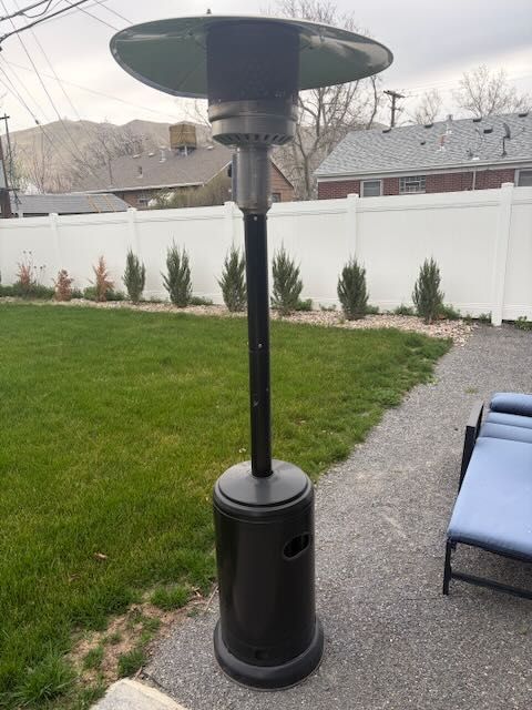 Outdoor Propane Heater with Propane Tank