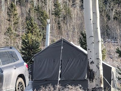 used 12X12 kodiac tent with stove.