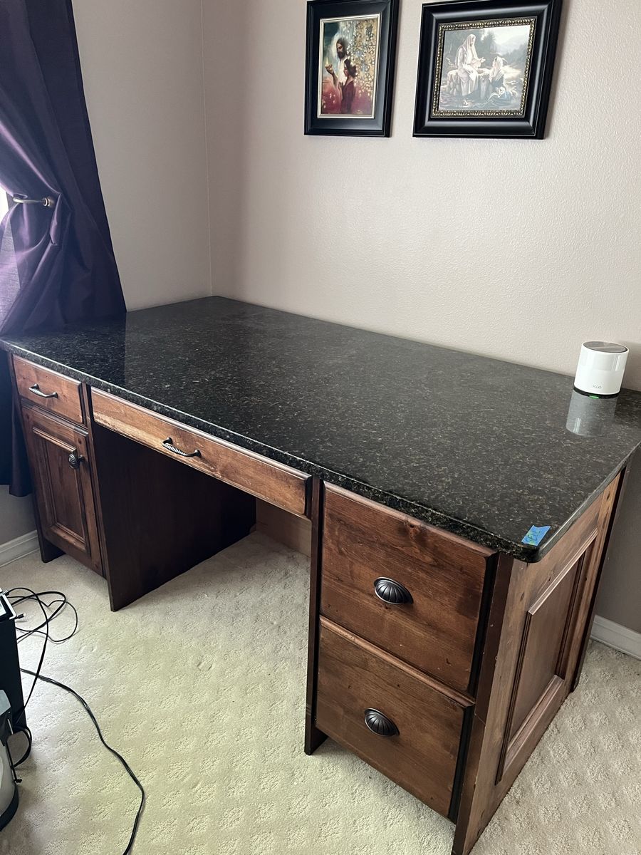 Desk with Granite Top