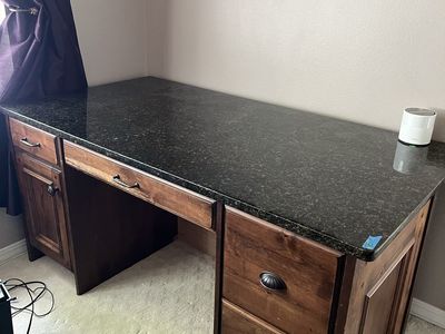 Desk with Granite Top