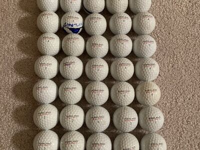50 Kirkland Golf Balls VG-EXC $20