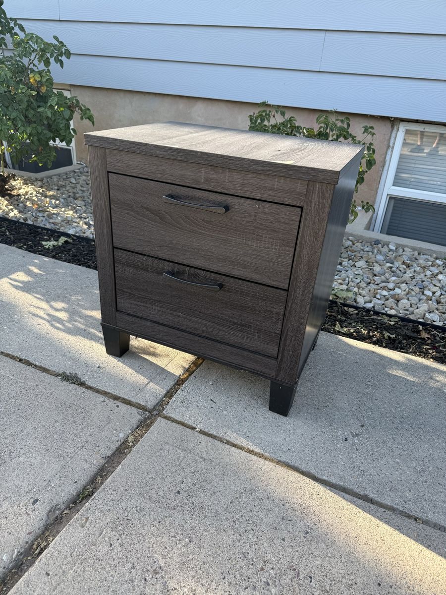 Wood Nightstand