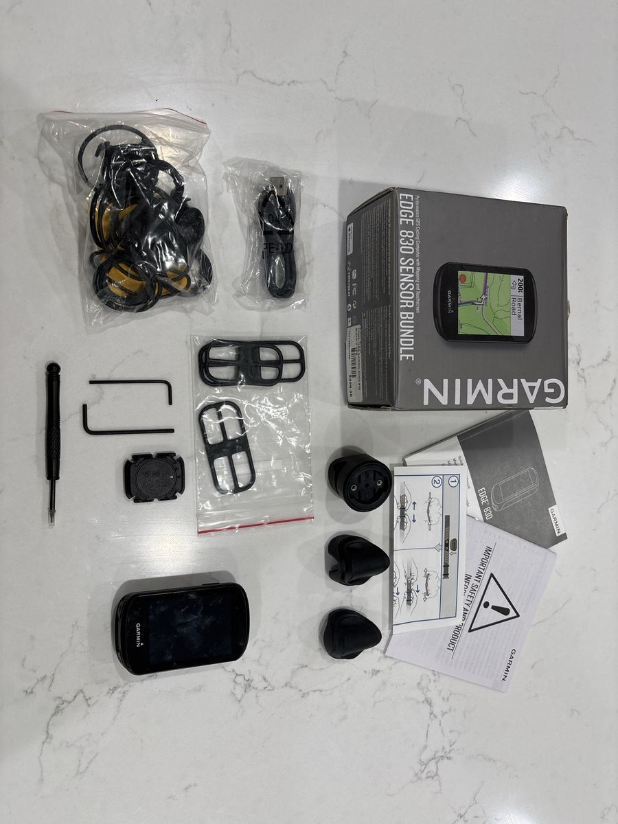 Garmin Edge 830 Sensor Bundle Performance GPS Cycling Computer with Mapping