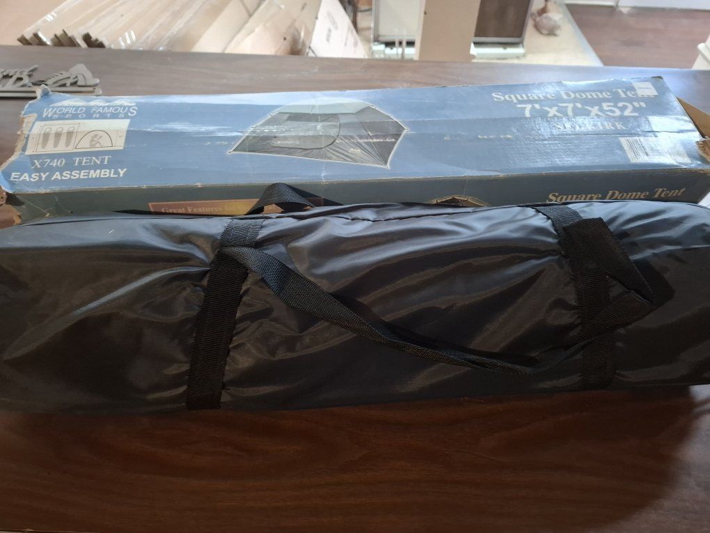 World Famous Sports Selkirk X740 7'x7'x52" Square Dome Tent Easy Assembly