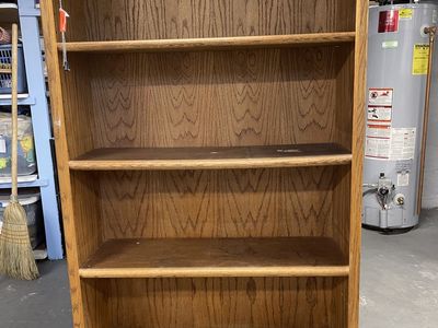 4-shelf bookcase.