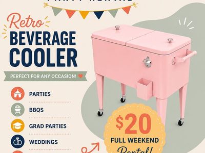 Retro Beverage Cooler