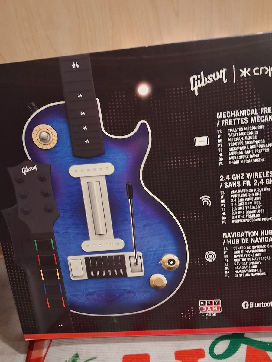 Gibson Les Paul Blueberry Burst Pro Edition Wireless Guitar Controller PS3/PS5