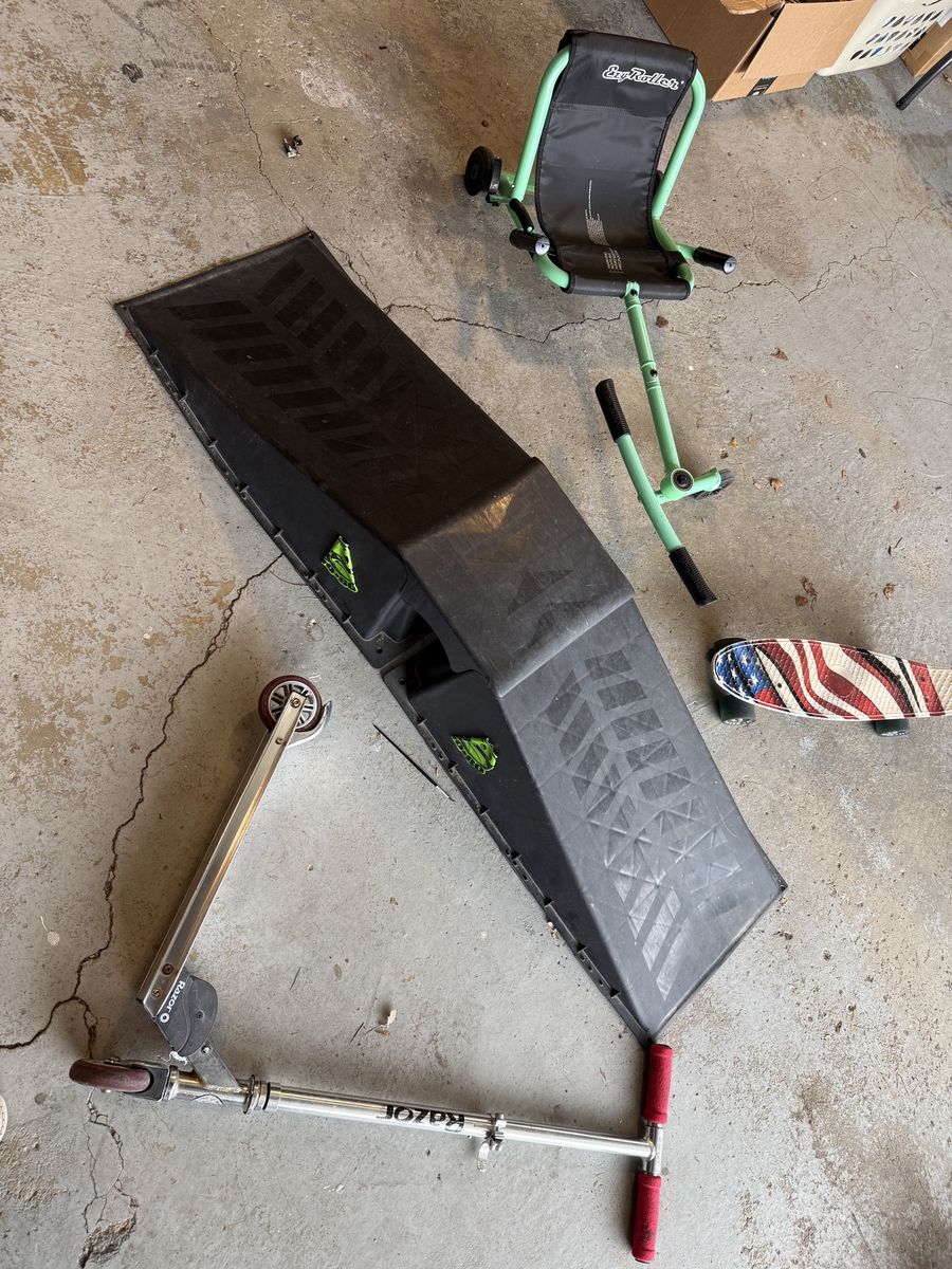 Outdoor Scooter, Double Ramp, Penny Board, Wiggle