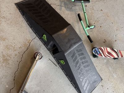 Outdoor Scooter, Double Ramp, Penny Board, Wiggle