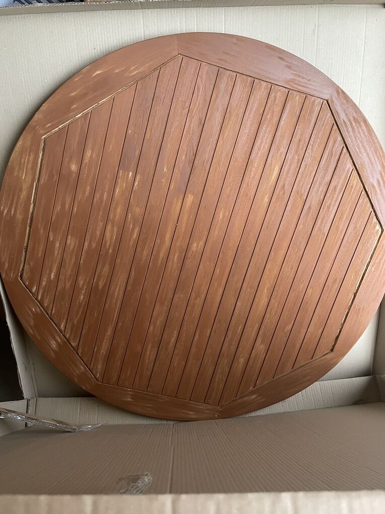 Teak Firepit Covers/Table Tops