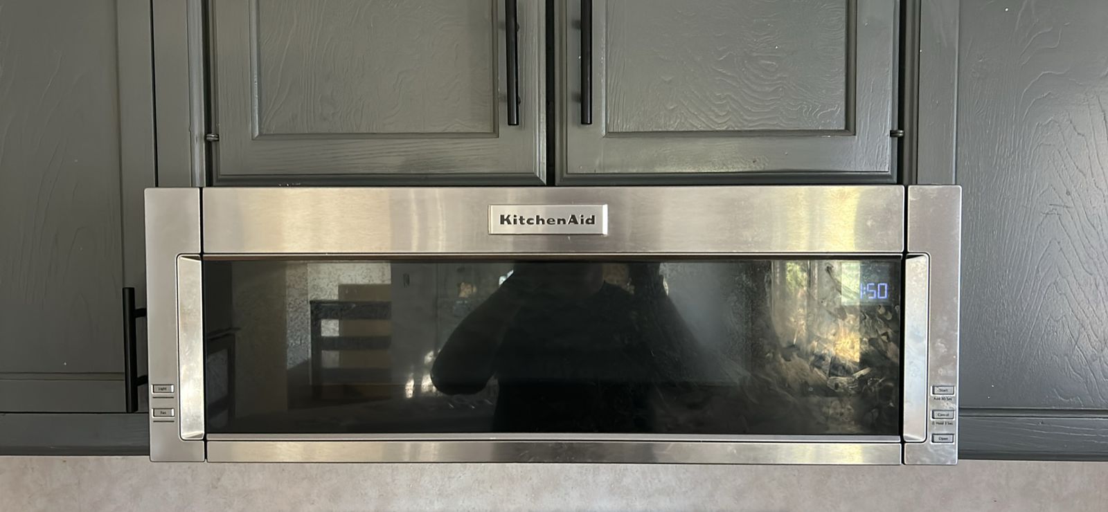 KitchenAid Stainless Steel Over-the-Range Microwave - Built-in, Excellent Condition