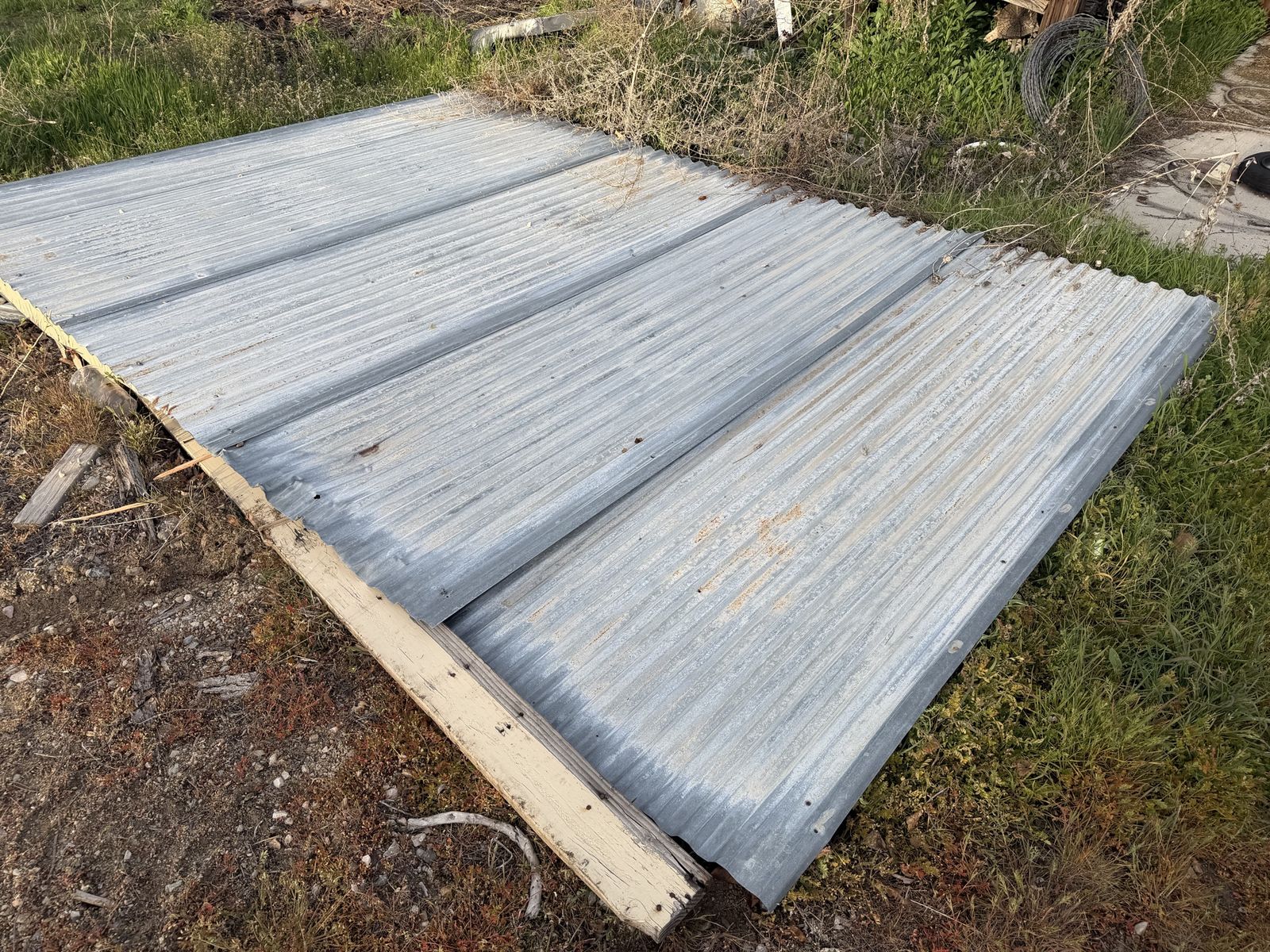 Galvanized, Steel Corrugated Roofing Panels